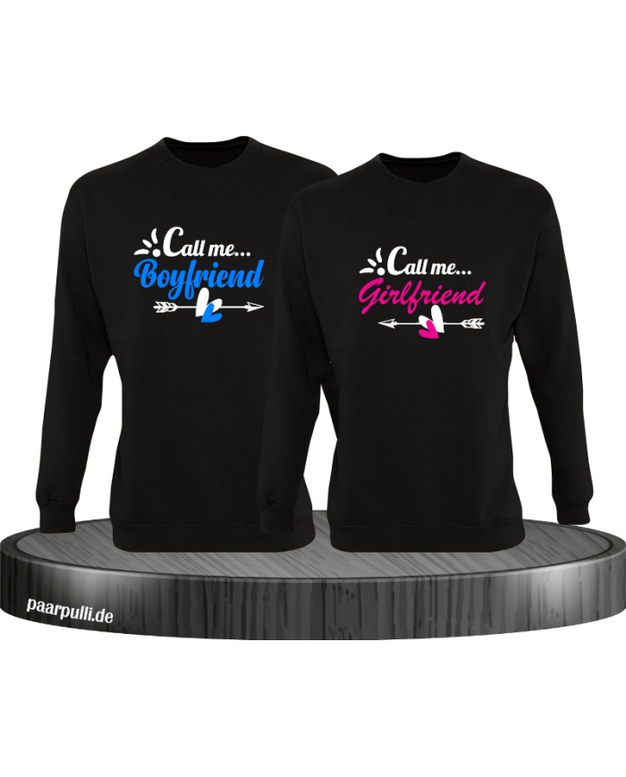 Call me Boyfriend/Girlfriend Sweatshirt