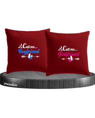 Call me Boyfriend/Girlfriend Kissenbezüge Set