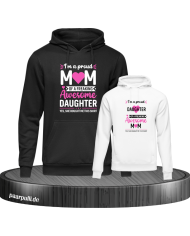 Proud Mom and Daughter Mutter und Kind Hoodies