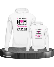Proud Mom and Daughter Mutter und Kind Hoodies