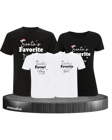 Santas Favorite Familienlook T-Shirts Santas Favorite Familienlook T-Shirts