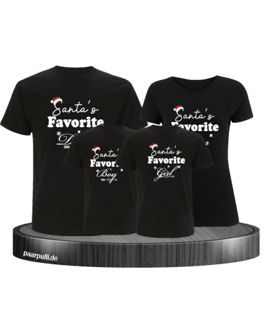 Santas Favorite Familienlook T-Shirts Santas Favorite Familienlook T-Shirts