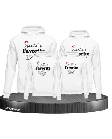 Santas Favorite Familienlook Hoodie Santas Favorite Familienlook Hoodie