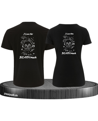 I Love Her/Him Beary much T-Shirt I Love Her/Him Beary much T-Shirt