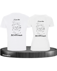 I Love Her/Him Beary much T-Shirt