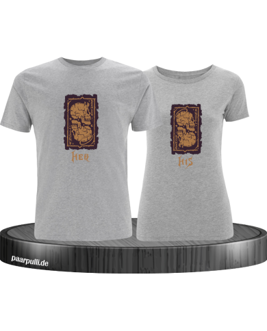 Her Demon His Angel T-Shirt grau Her Demon His Angel T-Shirt grau