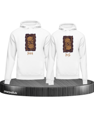 I Love Her/Him Beary much Hoodie