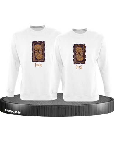 Her Demon His Angel Sweatshirt weiß Her Demon His Angel Sweatshirt weiß