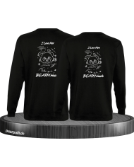 I Love Her/Him Beary much Sweatshirt