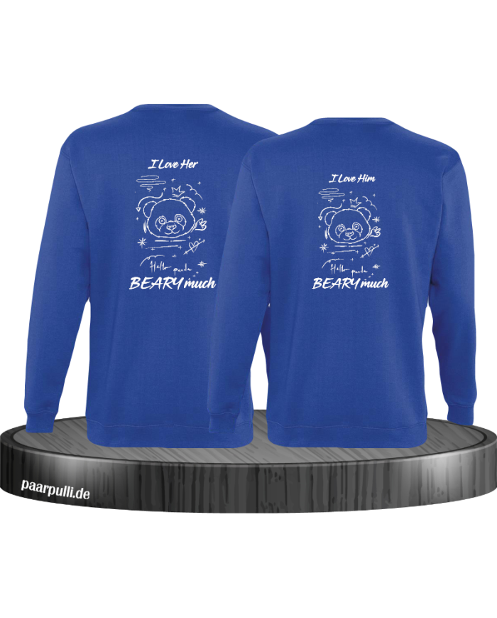 I Love Her/Him Beary much Sweatshirt