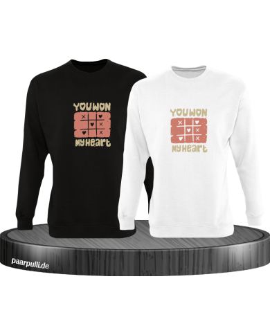You won my Heart Sweatshirt You won my Heart Sweatshirt