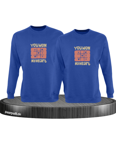 You won my Heart Sweatshirt You won my Heart Sweatshirt