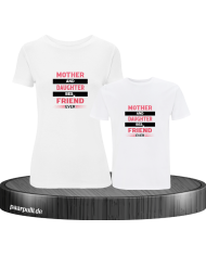 Mother and Daughter Best Friends Ever Partnerlook T-Shirts für Mutter und Kind