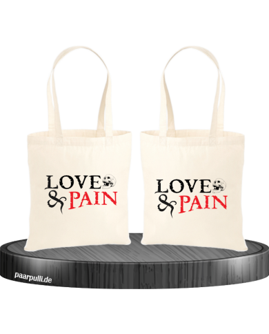 Love & Pain Jutebeutel