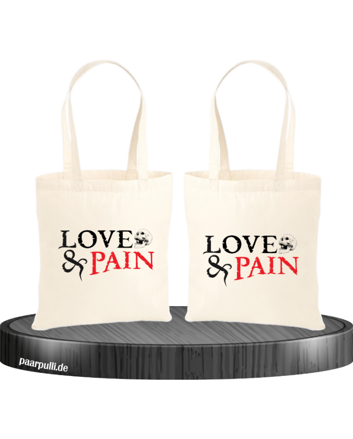 Love & Pain Jutebeutel