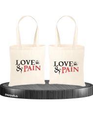 Love & Pain Jutebeutel