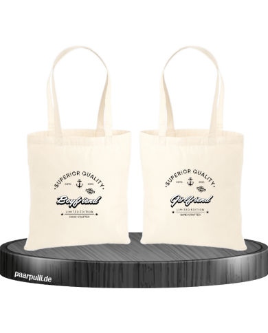 Love & Pain Jutebeutel Set