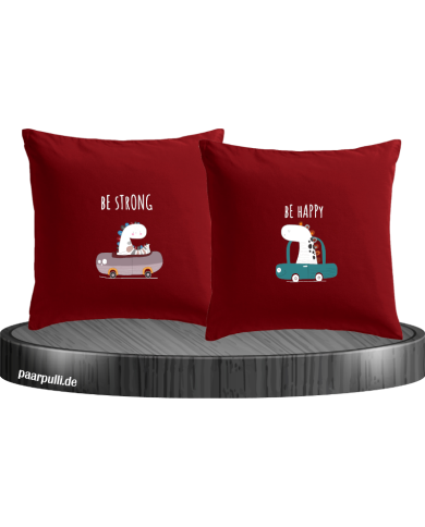 Be Strong Be Happy Kissenbezüge