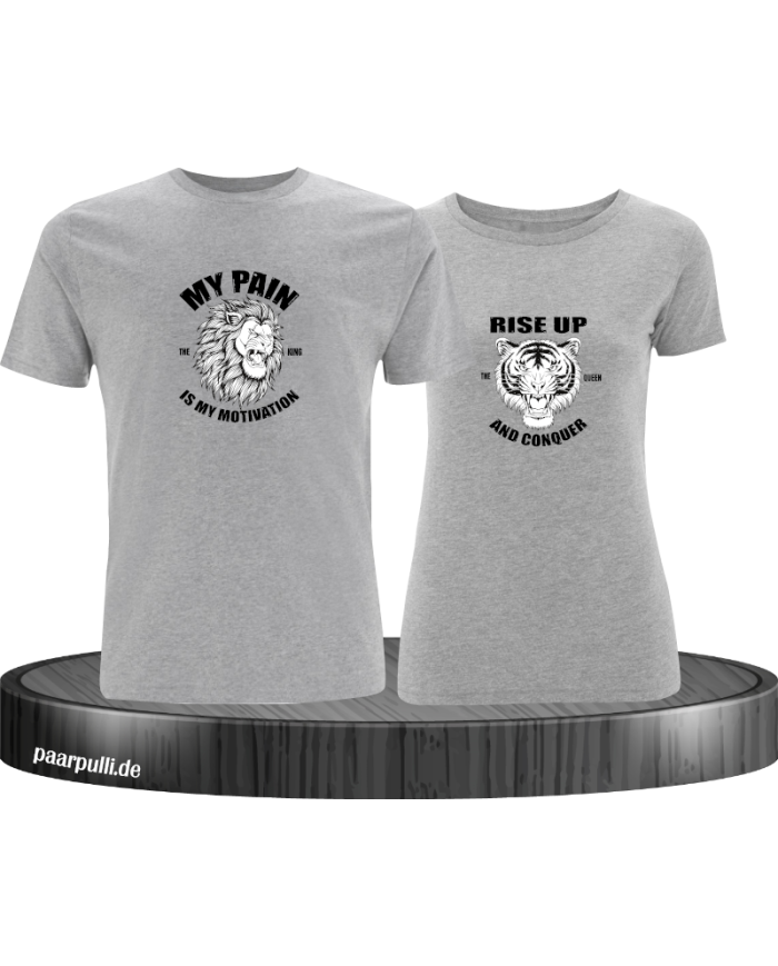 My Pain and Rise Up King und Queen T-Shirt