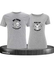 My Pain and Rise Up King und Queen T-Shirt