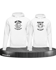 My Pain and Rise Up King und Queen Hoodie