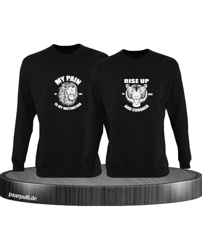 My Pain and Rise Up King und Queen Sweatshirt