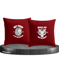 My Pain and Rise Up King und Queen Kissenbezüge