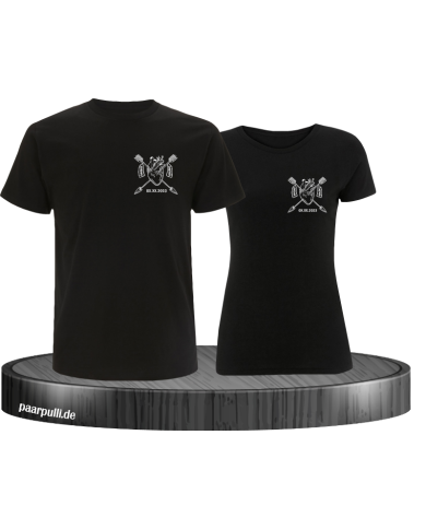 Forever Together mit Wunschdatum T-Shirt Forever Together mit Wunschdatum T-Shirt