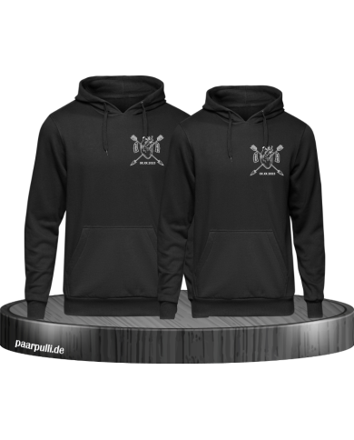 Forever Together mit Wunschdatum Hoodie Forever Together mit Wunschdatum Hoodie