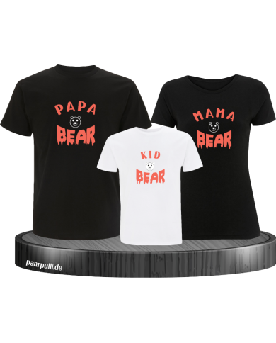 Bear Family Familienlook T-Shirts