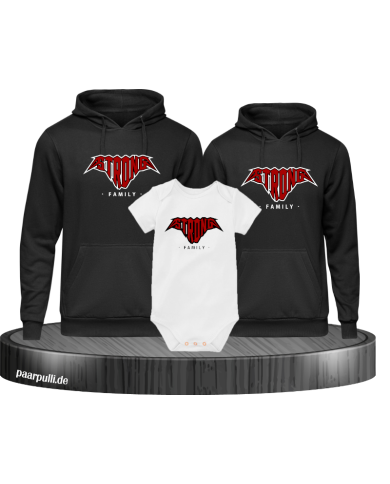 Strong Family Hoodies mit Baby Body Strong Family Hoodies mit Baby Body