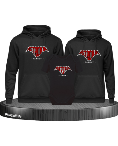 Strong Family Hoodies mit Baby Body Strong Family Hoodies mit Baby Body