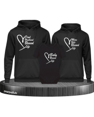 Blessed Family Hoodies mit Baby Body