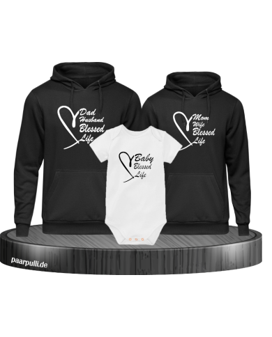 Blessed Family Hoodies mit Baby Body Blessed Family Hoodies mit Baby Body