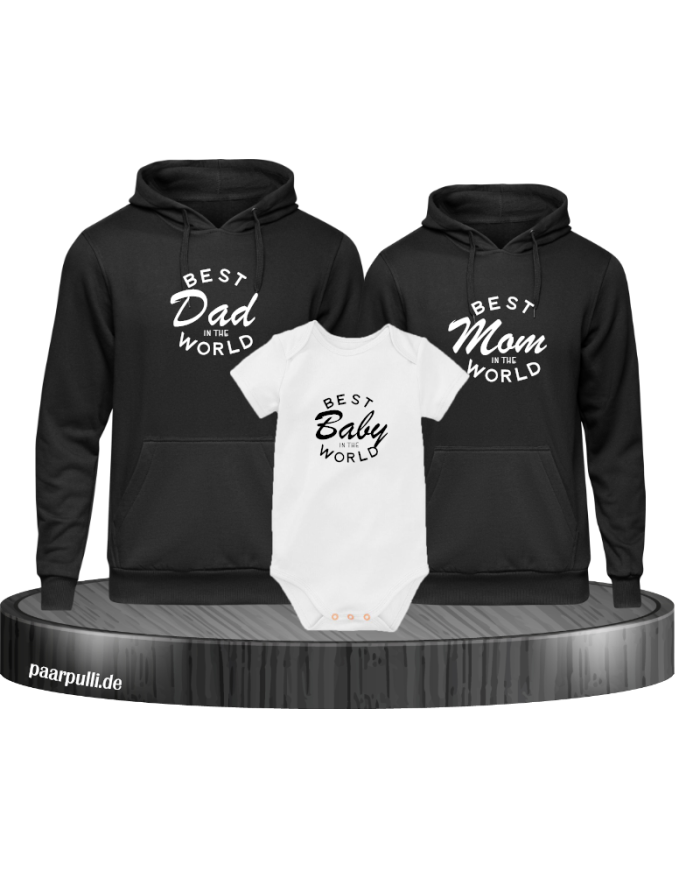 Best Family Hoodies mit Baby Body