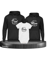 Best Family Hoodies mit Baby Body
