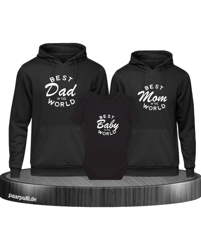 Best Family Hoodies mit Baby Body