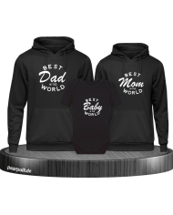 Best Family Hoodies mit Baby Body
