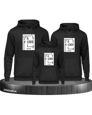 Stay Humble Familienlook Hoodies