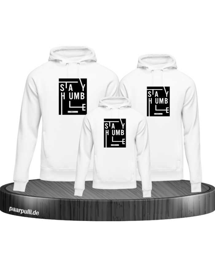 Stay Humble Familienlook Hoodies