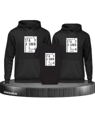 Stay Humble Hoodies mit Baby Body