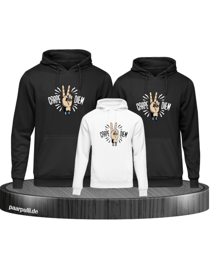 Carpe Diem Familienlook Hoodies