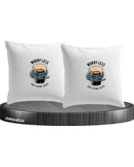 Worry less drink Beer Kissenbezüge