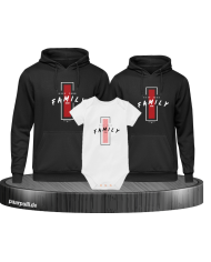 Keep your Family Close Hoodies mit Baby Body
