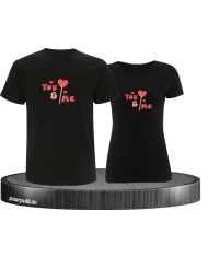 You and Me Herz T-Shirt