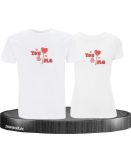 You and Me Herz T-Shirt