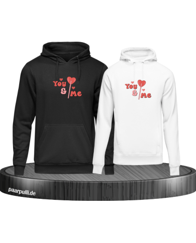 You and Me Herz Hoodie You and Me Herz Hoodie