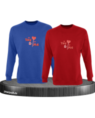 You and Me Herz Sweatshirt