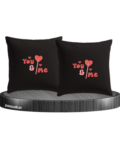 You and Me Kissenbezüge You and Me Kissenbezüge