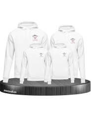 Family Love Familienlook Hoodie